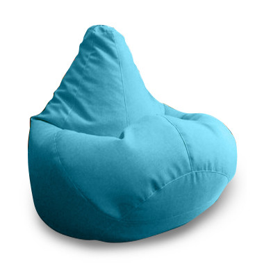 

Кресло-груша Lapufic Микро-рогожка Саванна 140*100 см Голубое