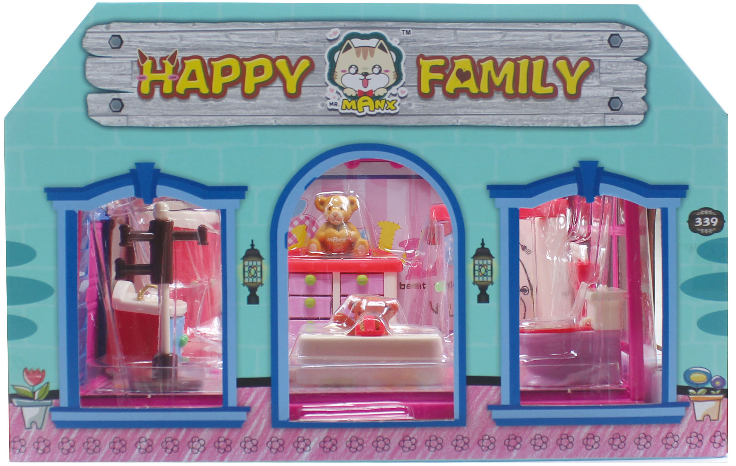 

Игровой набор-конструктор Mr.Manx Happy Family Ванная комната (HY-043AE) (6910010980435)