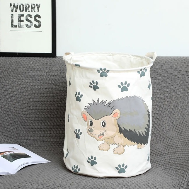 

Корзина для игрушек, белья, хранения Веселый ежик Berni Home Молочный (52306)