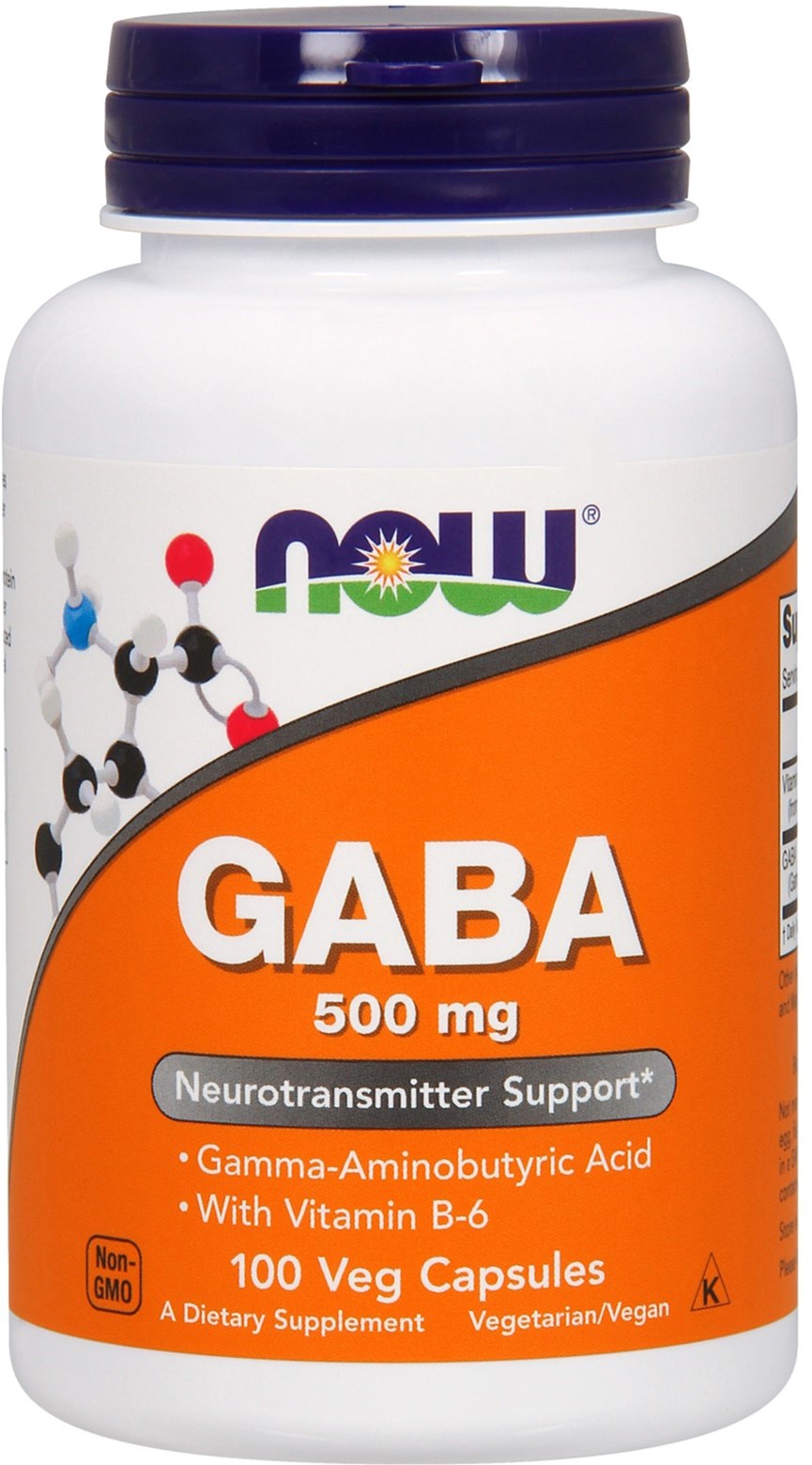 Акція на Аминокислота Now Foods GABA (Гамма-Аминомасляная Кислота) 500 мг 100 гелевых капсул (733739000873) від Rozetka UA