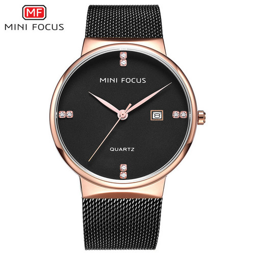 

Женские наручные часы (MF0181G.02 Black-Cuprum) Mini Focus 40 мм Черный 000075438