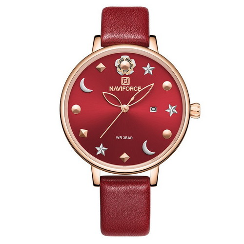 

Женские наручные часы (NF5009 Red-Cuprum) Naviforce 36 мм Красный 000075265