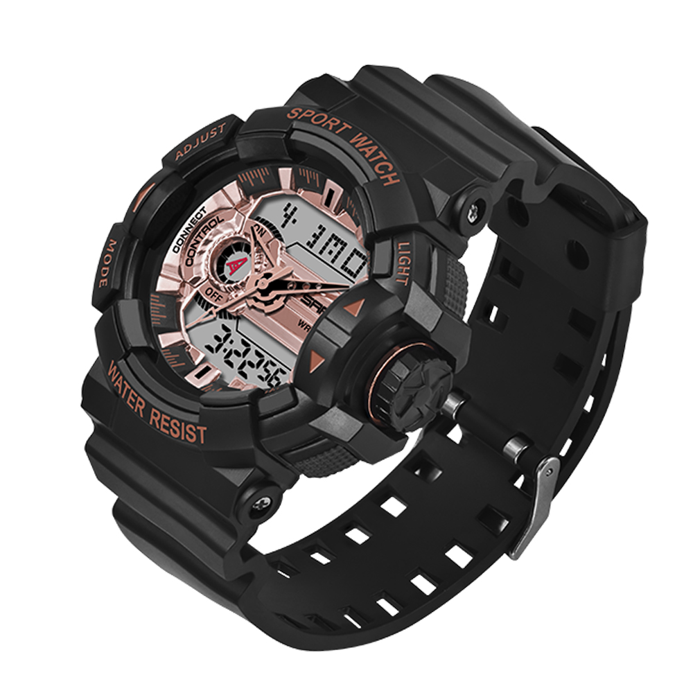 

Мужские наручные часы (599 Black-Cuprum) Sanda 51 мм Черный 000075395