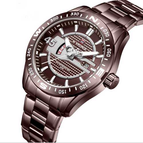 

Мужские наручные часы (NF9157 All Brown) Naviforce 43 мм Коричневый 000075347