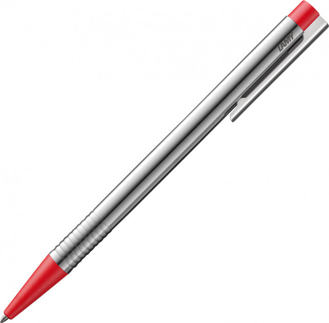 

Ручка Шариковая Lamy Logo Хром Красная кнопка / Стержень M16 1,0 мм Синий (4014519271383)
