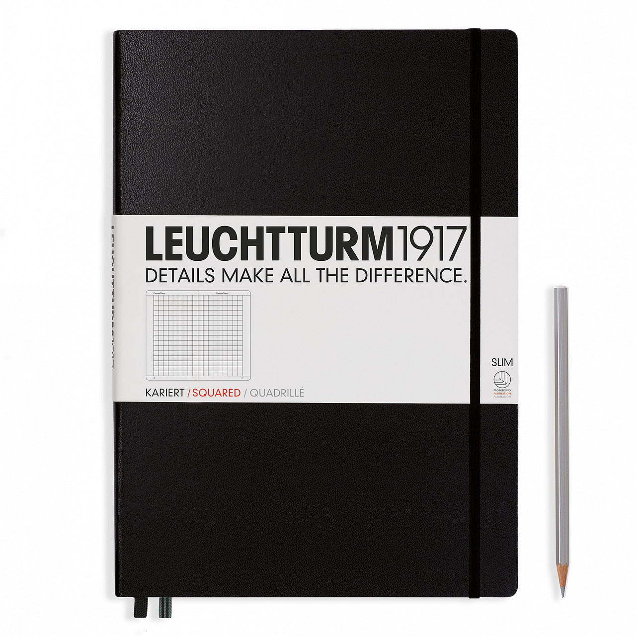 

Блокнот Leuchtturm1917 Большой Slim Красный в Линейку (22,5х31,5 см) (340931) (4004117373220)