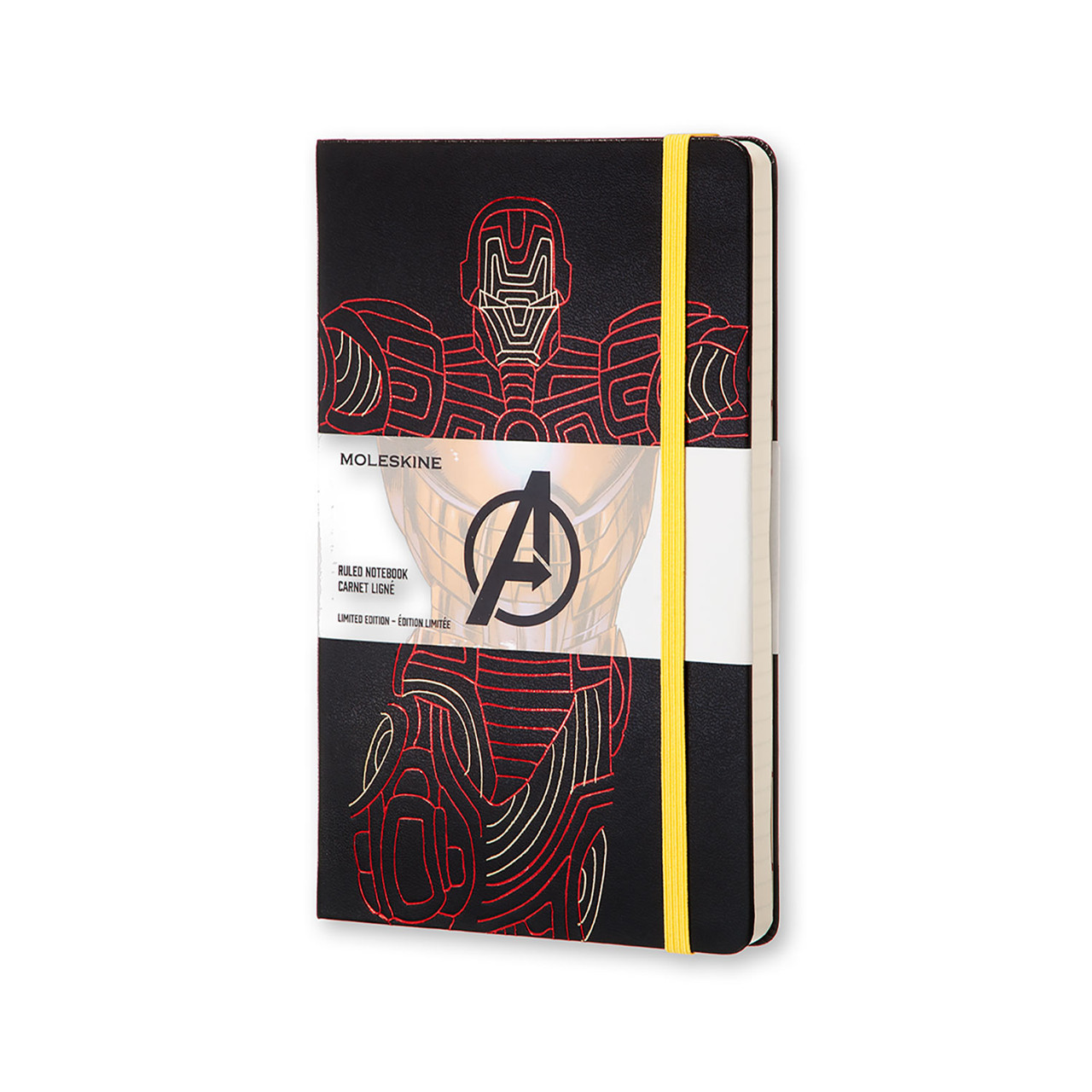 

Блокнот Moleskine Limited Avengers Средний 240 страниц в Линейку Железный Человек (13х21 см) (8055002852739)