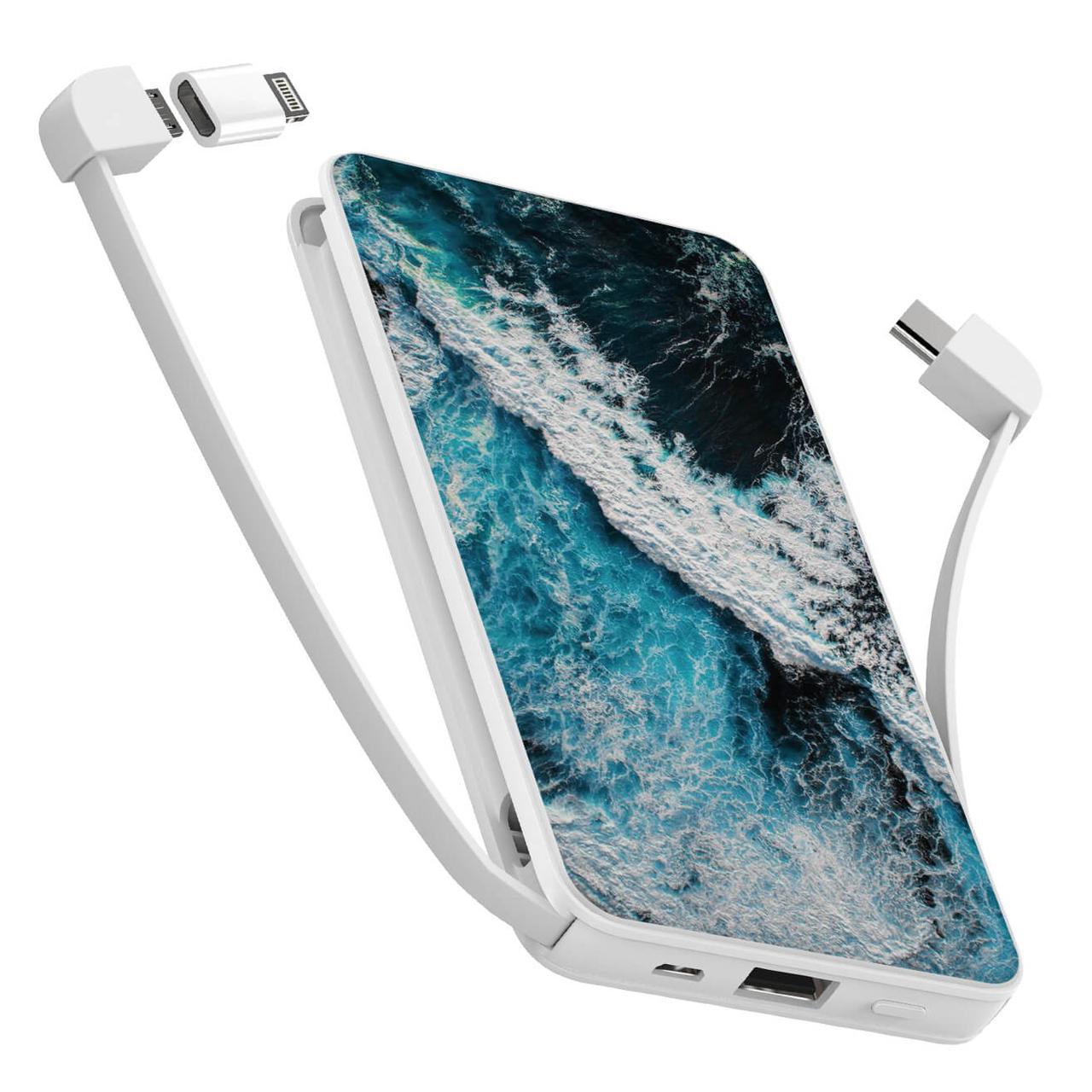 

Power Bank ZIZ 10000 mAh Океаническая волна — Повербанк, УМБ, Портативная батарея (1893)