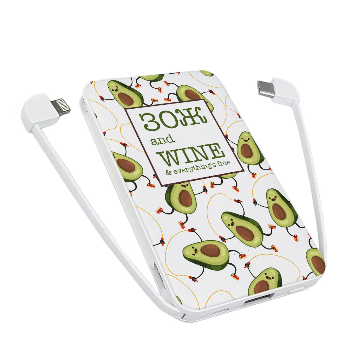 

Power Bank ZIZ 5000 mAh ЗОЖ — Повербанк, УМБ, Портативная батарея (1959)
