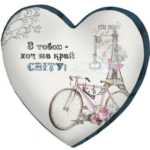 

Подушка сердце 3D Presentville 40х40 см 000084436