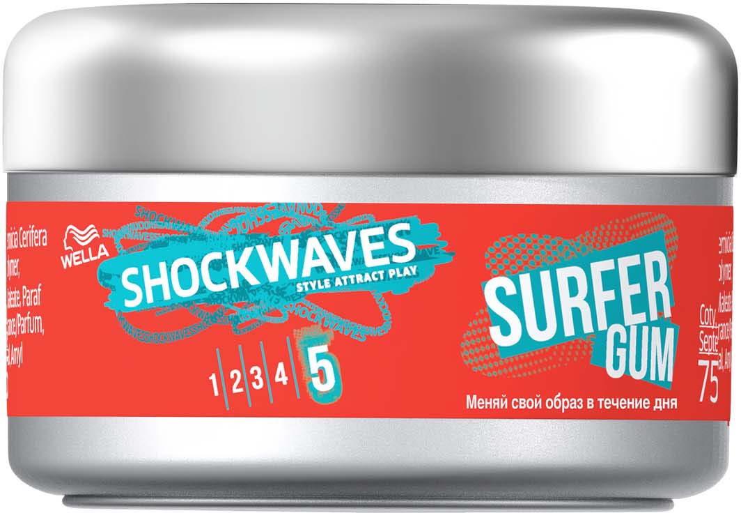 Воск для укладки волос Wella Shockwaves для создания текстуры 75 мл ...