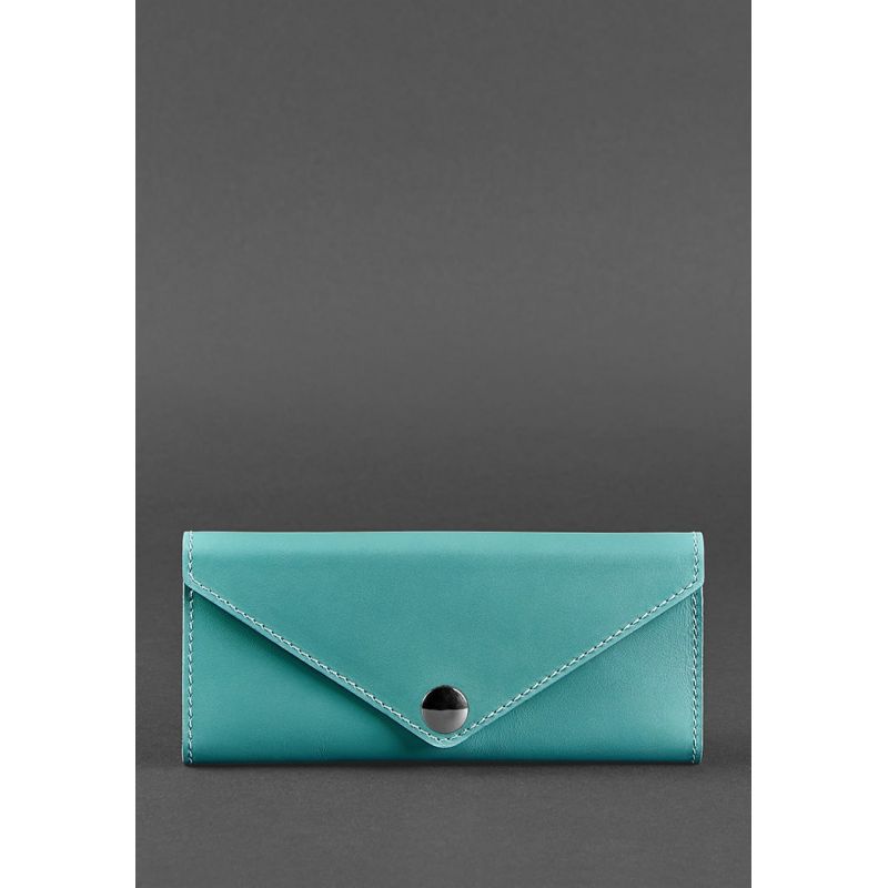 

Роскошный женский кожаный кошелек BlankNote Керри 1.0 Бирюзовый BN-W-1-tiffany