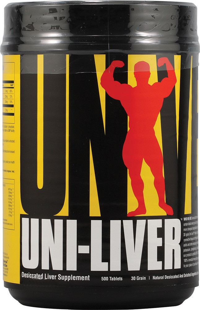 

Аминокислота Universal Nutrition Uni-Liver 500 таблеток (102479)
