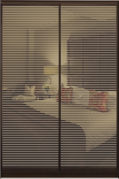 

Шкаф купе Luxe Studio Классик-1 Тонированное зеркало с Пескоструем-6 2000x2400x450 двухдверный