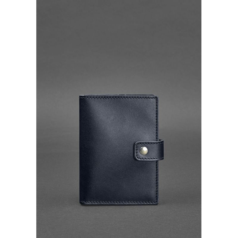 

Ообложка для паспорта 5.0 с окошком BlankNote BN-OP-5-navy-blue Темно-синий