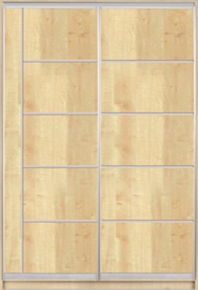 

Шкаф купе Luxe Studio Классик-1 ДСП-6 1000x2200x450 двухдверный