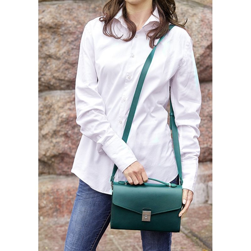 

Женская сумка-кроссбоди из качественной кожи BlankNote Lola BN-BAG-35-malachite Зеленая