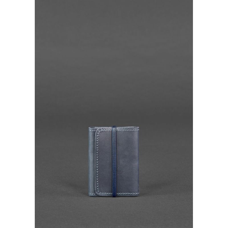 

Стильный кард-кейс BlankNote 1.1 из цельного куска кожи BN-KK-1-1-nn Синий
