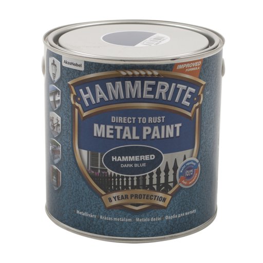 

Эмаль для металла Hammerite молотковая темно-синяя 2,5 л (10527755)