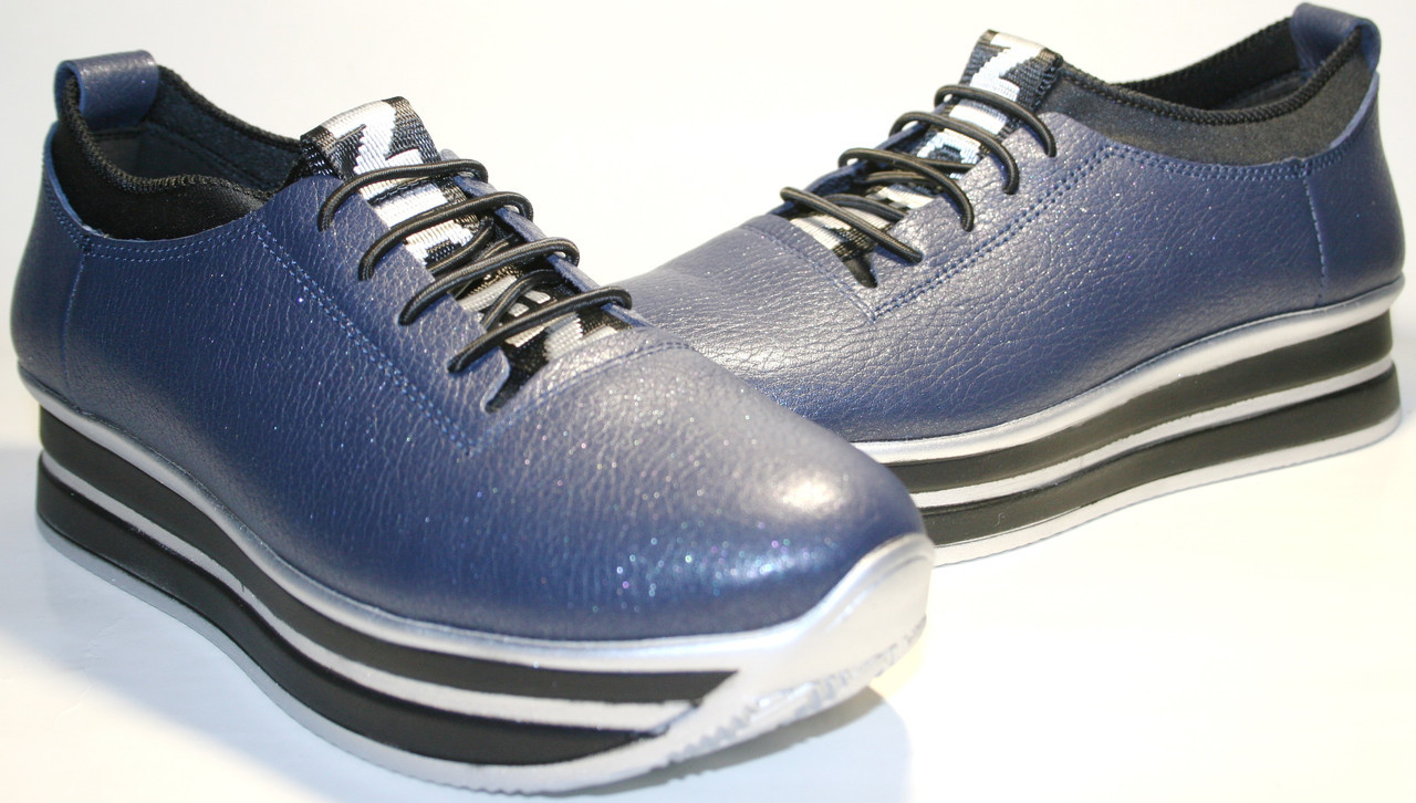

Женские сникеры De Marko DM-307-50-687 Blue 38 синие 307
