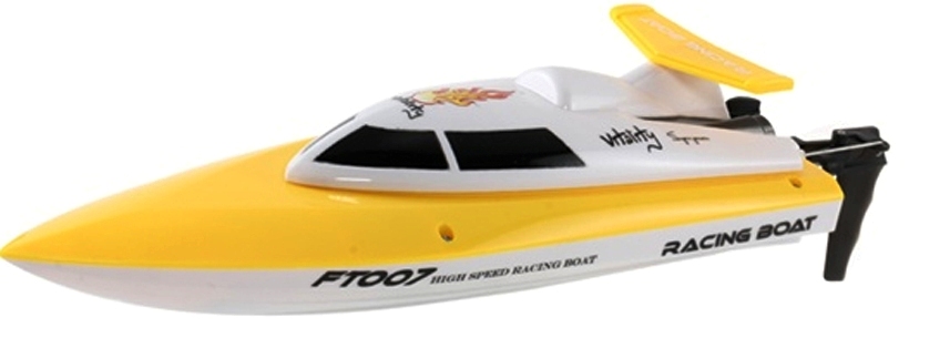 

Катер на радиоуправлении FT007 Racing Boat Fei Lun 35х9х9 см (0000000388) Желтый