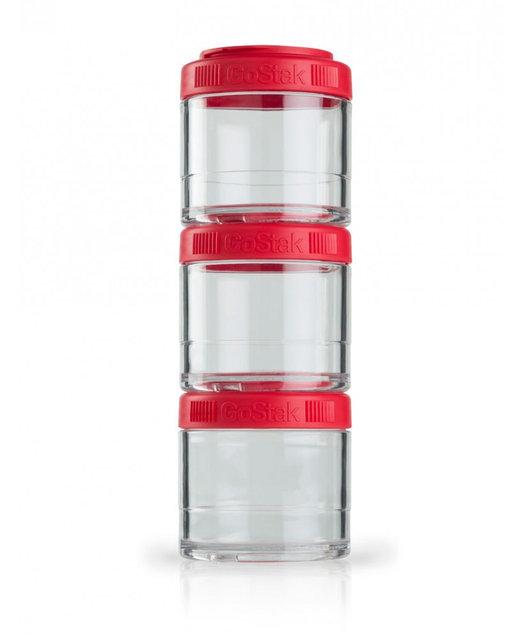 

Контейнер для спортивного питания GS 3Pak Red Blender Bottle 3х100 мл (fit0002870) Красный