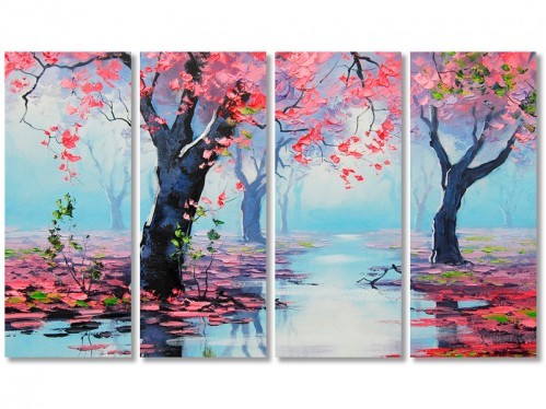 

Модульная картина IDEAPRINT Весна V-10309 100x60 см