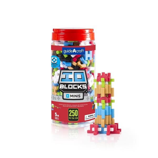 

Конструктор IO Blocks Minis 250 деталей Guidecraft 10х21х10 см (det0001603) Разноцветный