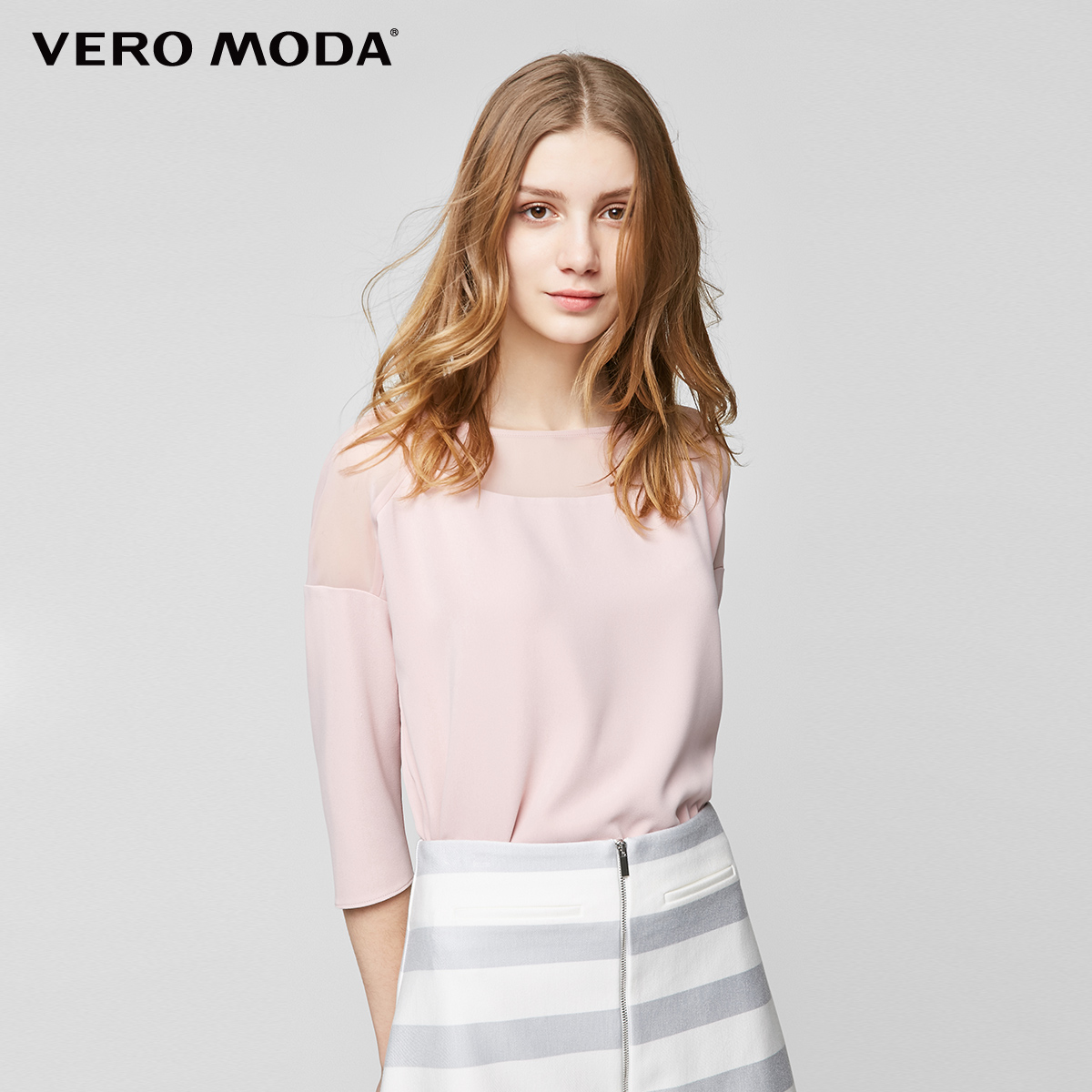 

Блуза Vero Moda 31716X501C16 L с.рожевий