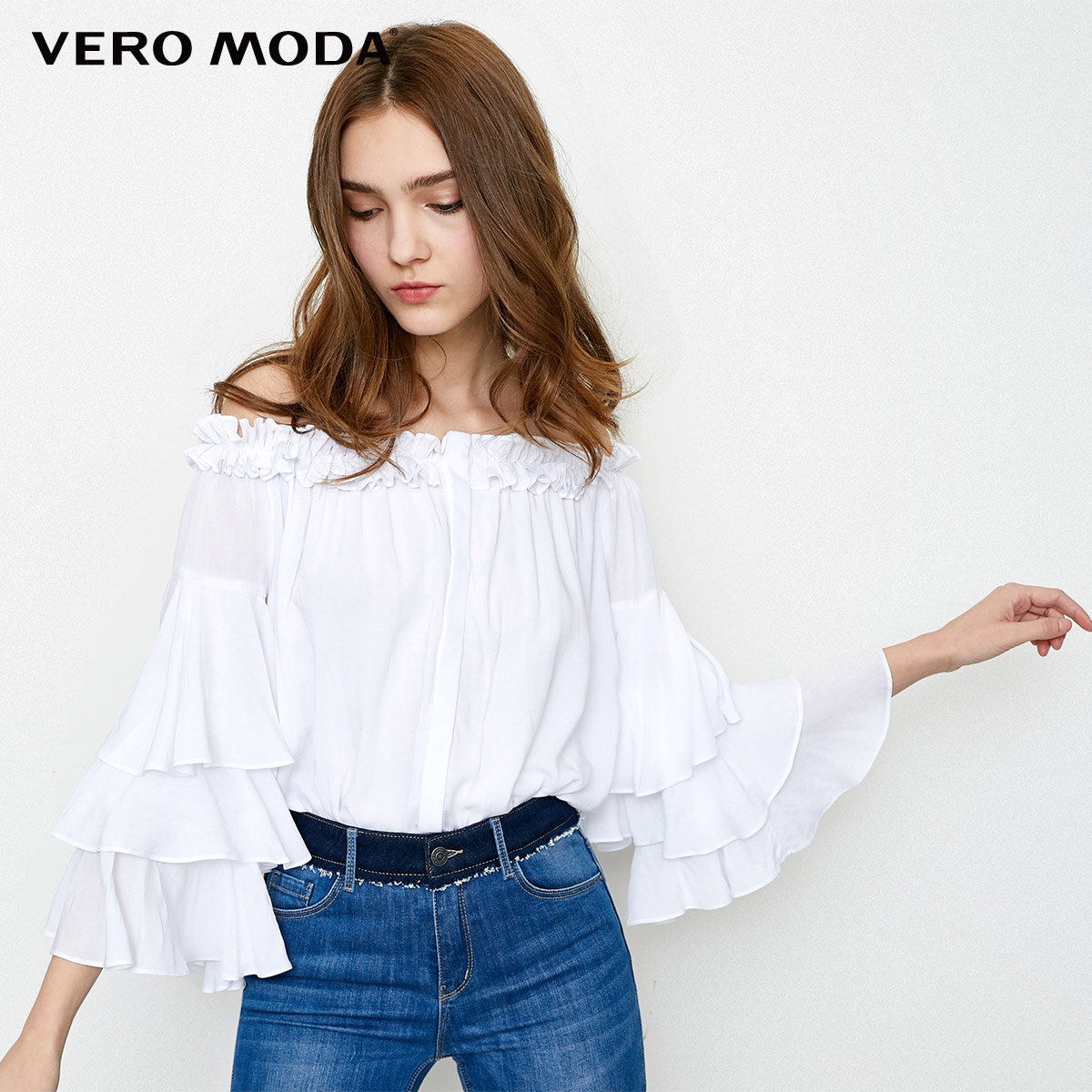

Блуза Vero Moda 318231504A06 XL білий