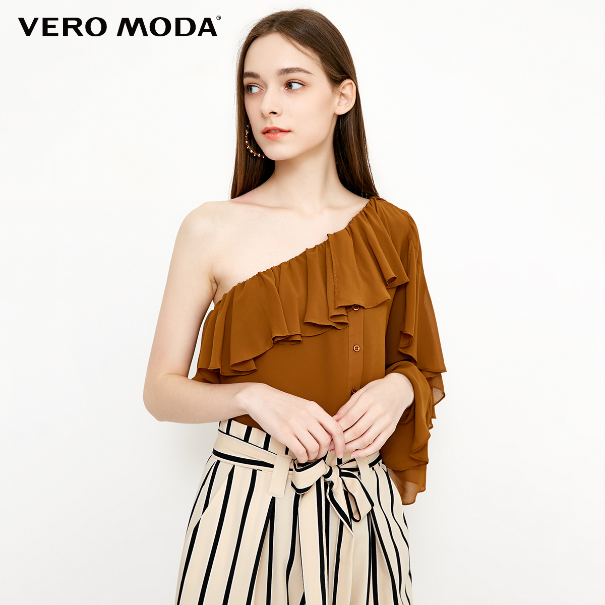 

Блуза Vero Moda 318205513E11 M коричневий
