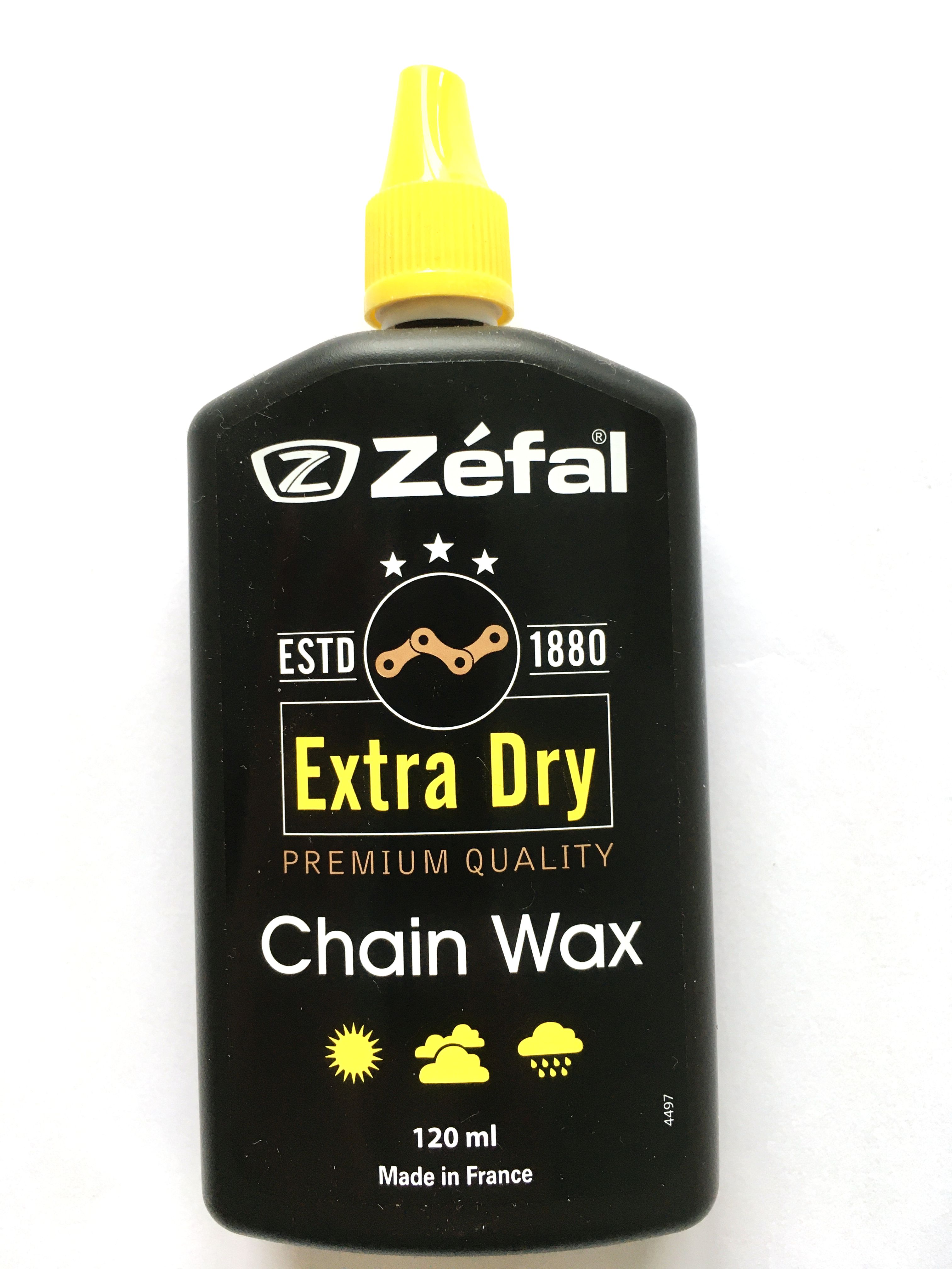 

Смазка для цепи Zefal Extra Dry Chain Wax всепогодная с парафином 120 мл