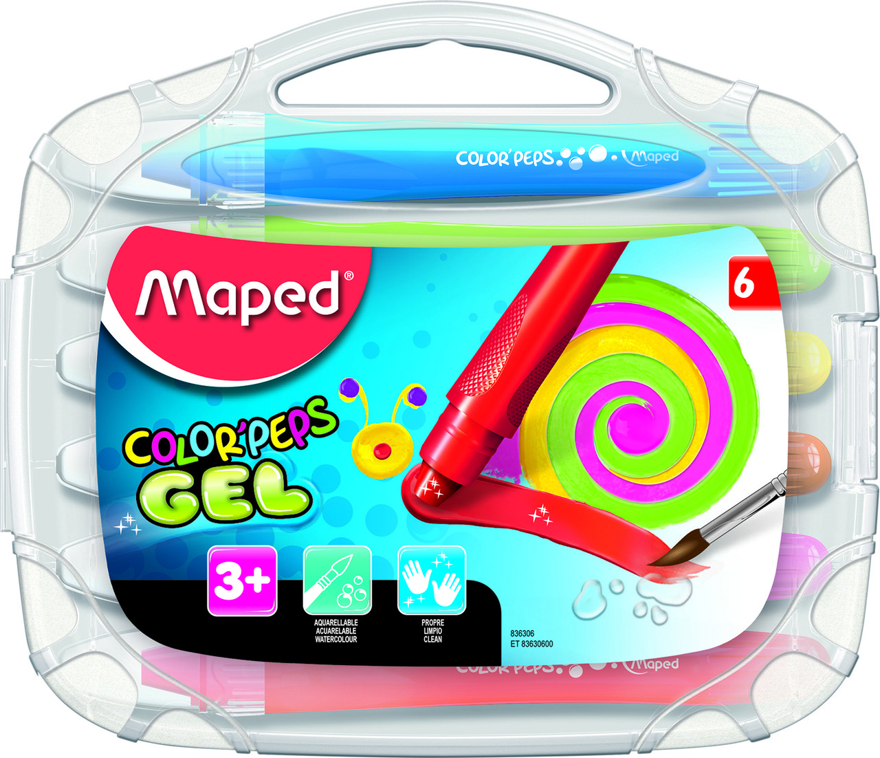 

Мелки гелевые Maped COLOR PEPS GEL, 6 цв.