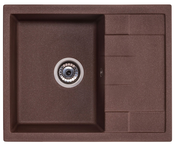 

Гранитная мойка Smart House Sabo brown