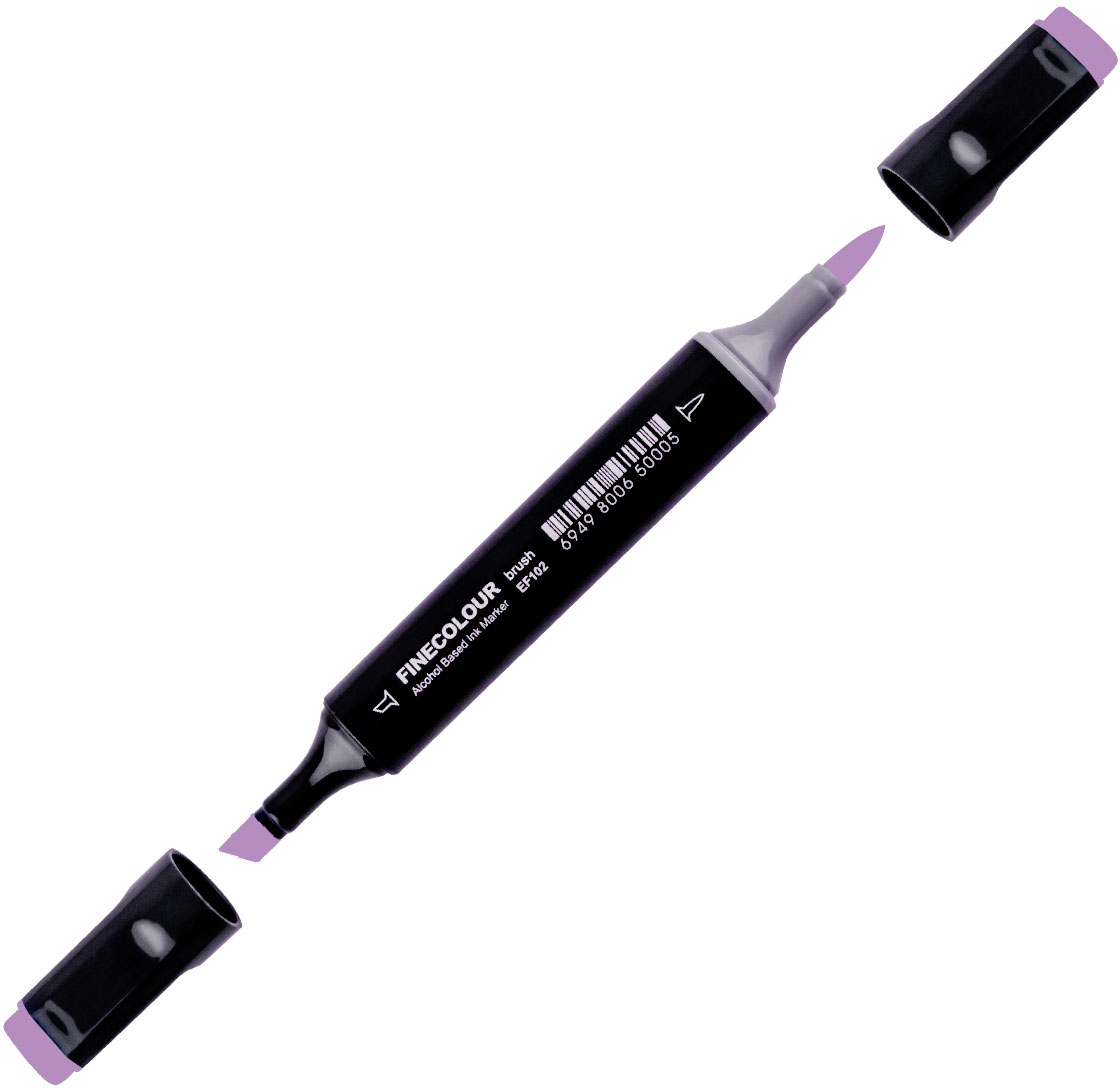 

Маркер Finecolour Brush спиртовой 122 аметист V122 (EF102-122N)