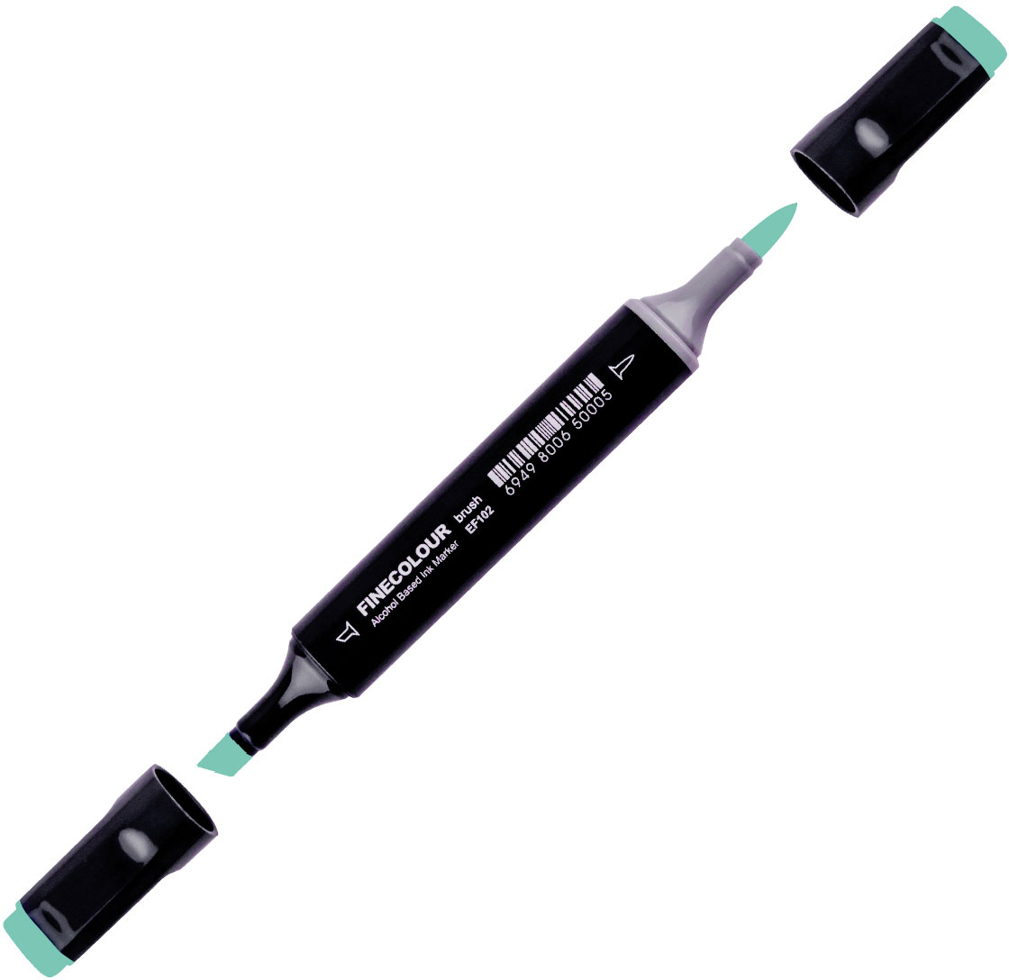 

Маркер Finecolour Brush спиртовой 081 малахит G81 (EF102-81N)