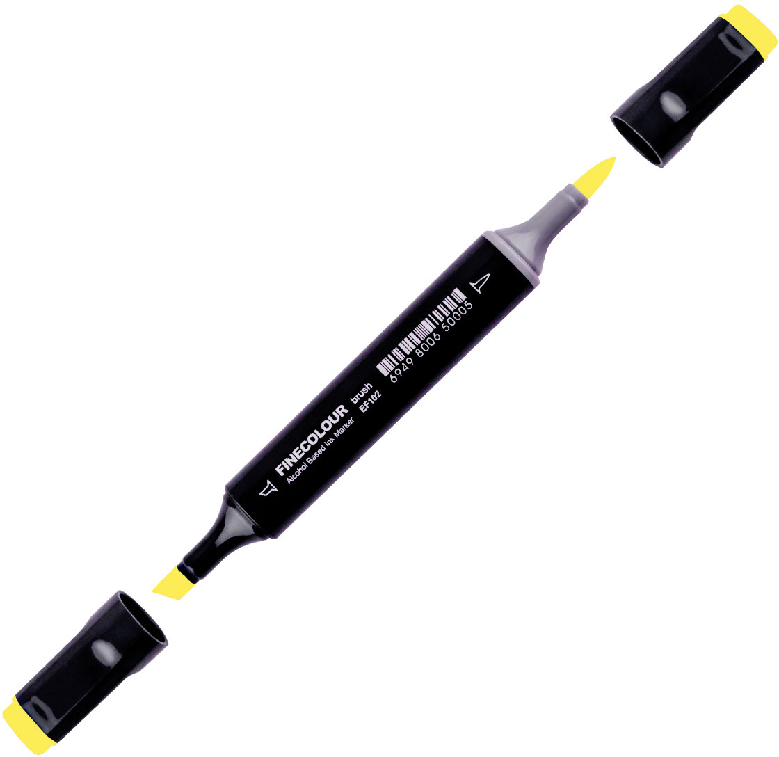 

Маркер Finecolour Brush спиртовой 386 акация YG386 (EF102-386N)