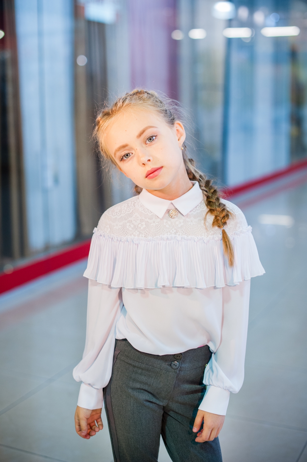 

Блузка Remix fashion 158 см Белый (2125000556932)