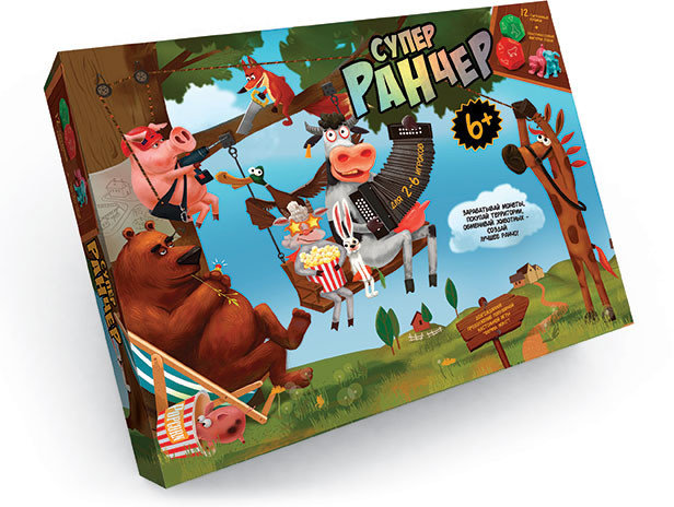 

Игра настольная Danko toys БОЛ Супер Ранчер (8343DT)