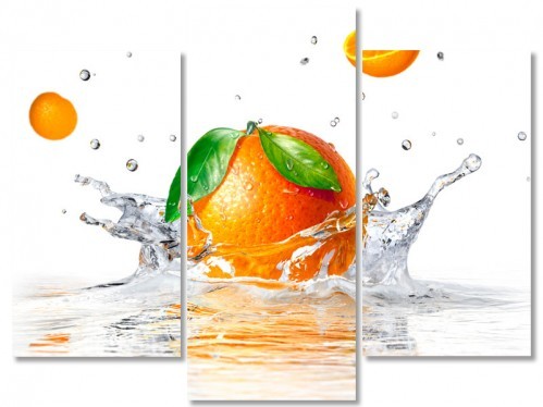 

Модульная картина IDEAPRINT Апельсин V-10084 90x70 см
