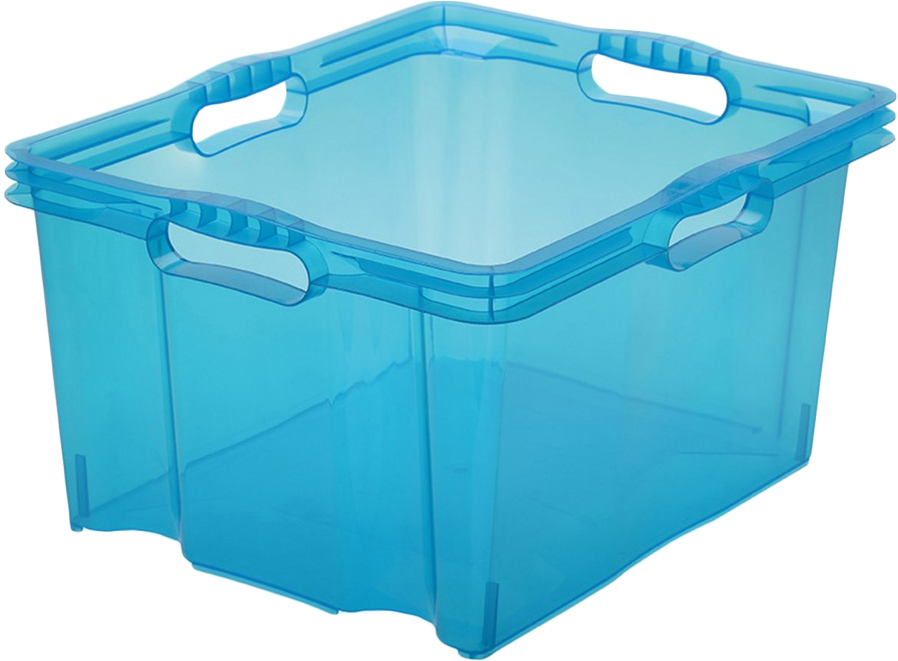

Ящик для хранения Keeeper Multi-box XXL прозрачный 44 x 27 x 53 см 44 л Синий (275.1 kee-синий)