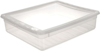 

Ящик для хранения Keeeper Basixx 34 x 9 x 39 см 9 л с крышкой Прозрачный (591kee-прозрачный)