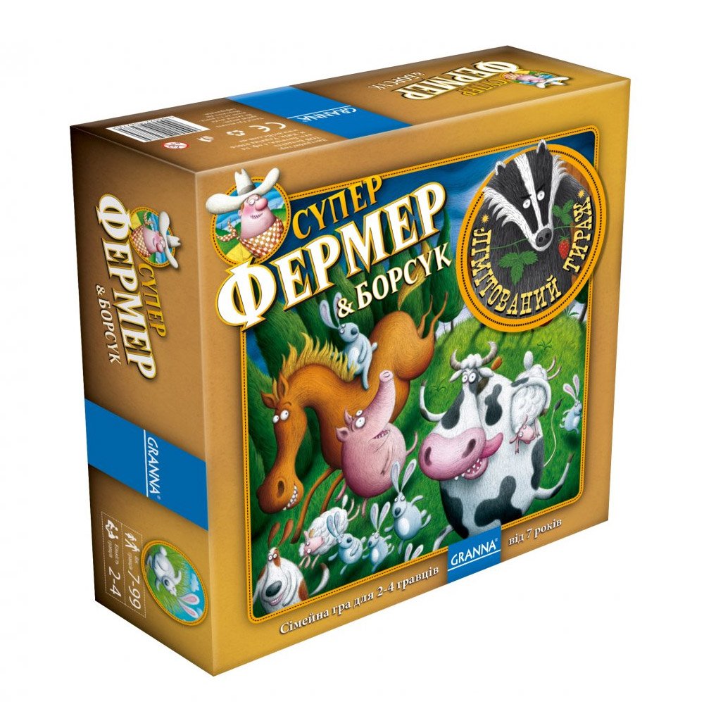 

Настольная игра Granna Суперфермер & Барсук (82784)