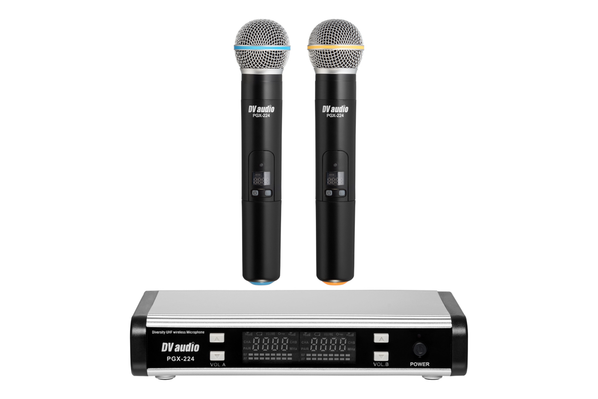 

Радиосистема DV audio с двумя ручными микрофонами PGX-224 Dual сдвоенная