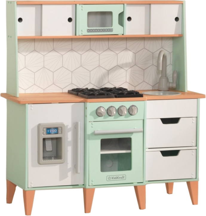 

Игровой набор KidKraft Детская кухня Mid-Century Modern с системой легкого складывания EZ Kraft Assembly (53432) (706943534328)