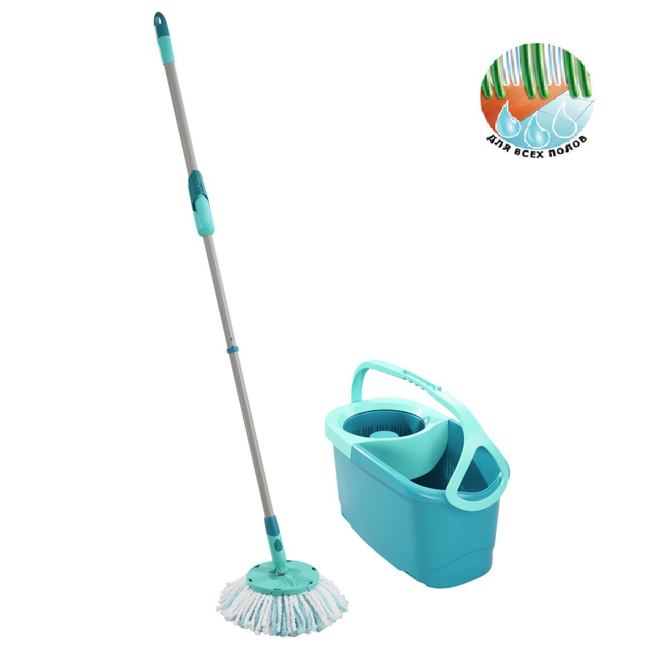 

Набор для уборки Leifheit Clean Twist Disc Mop Ergo Mobile