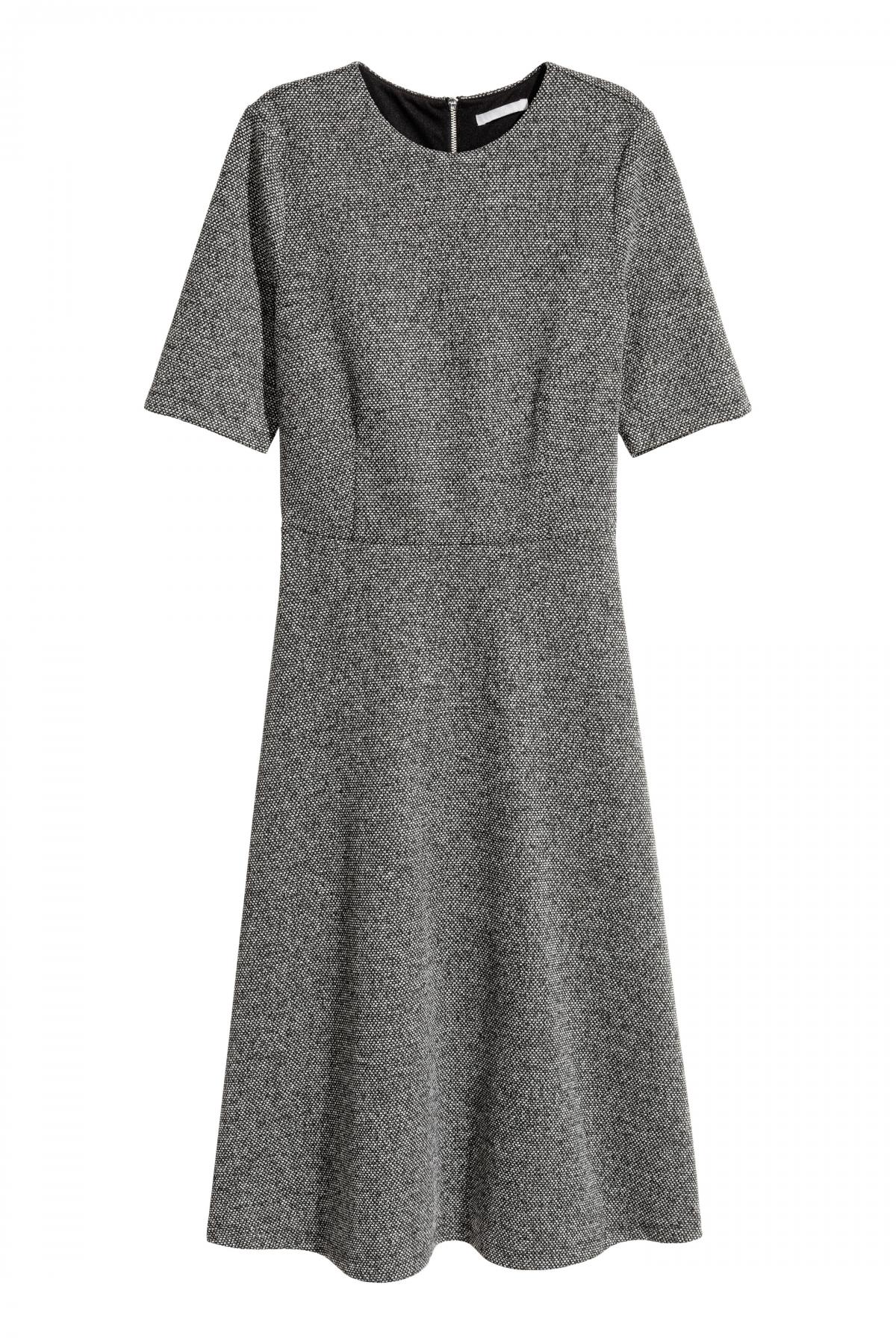 

Платье из текстурной ткани H&M xs Серое