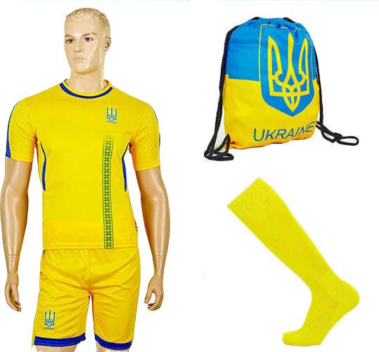 

Комплект детской футбольной формы FB-Sport CO-3800-UKR-18Y Украина Чемпионат Мира 2018 Размер XS (рост 116 см)