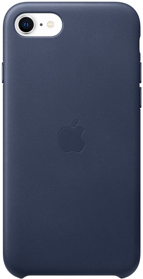 

Панель Apple Leather Case для Apple iPhone SE Midnight Blue (MXYN2ZM/A)