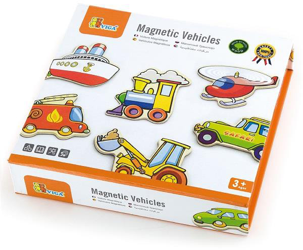 

Набор магнитов Viga Toys Транспорт 20 шт (58924)